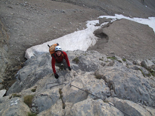 Christoph am Gasillschlucht-Klettersteig (12. Aug.)