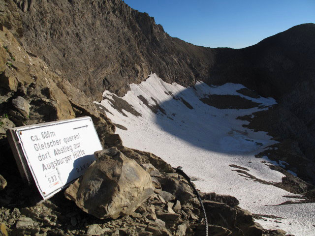 Grinner Ferner vom Augsburger H&ouml;henweg aus (12. Aug.)