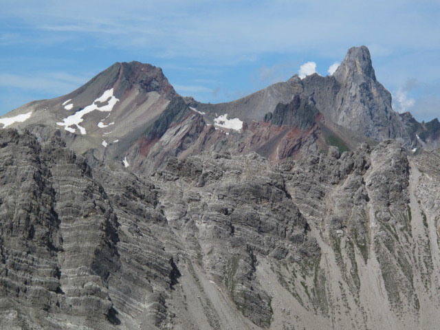 Feuerspitze und Wetterspitze vom Augsburger H&ouml;henweg aus (12. Aug.)