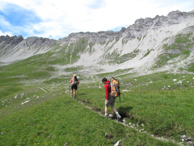Gudrun und Christoph am Augsburger H&ouml;henweg im Unteren Grie&szlig;l (12. Aug.)