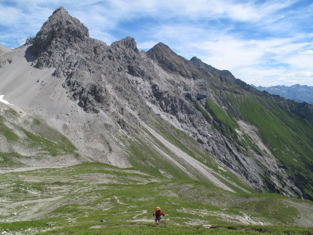 Christoph am Augsburger H&ouml;henweg zwischen Unterem Grie&szlig;l und Winterjoch (12. Aug.)