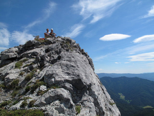Ich und Katarina am Paulaturm, 1.680 m