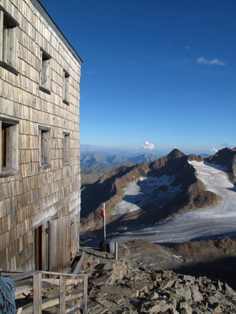 Becherhaus, 3.191 m (17. Aug.)