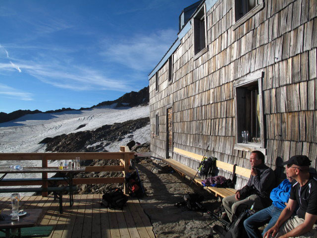 Becherhaus, 3.191 m (17. Aug.)