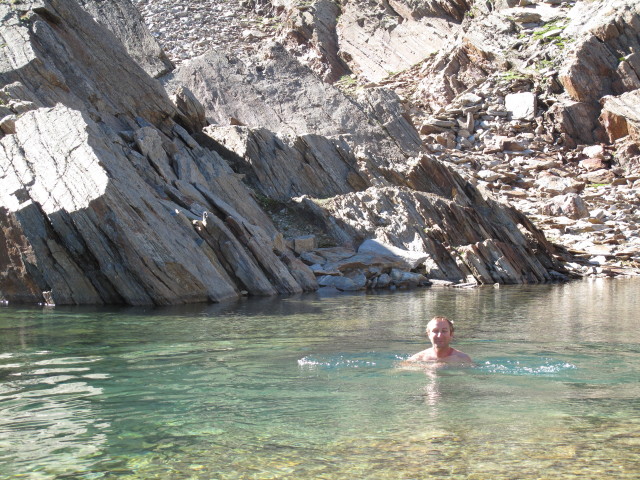 Ich zwischen Pfaffenferner und Hildesheimer H&uuml;tte (18. Aug)