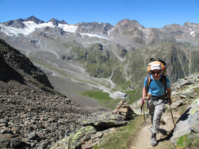 Christoph zwischen Weg 102 und Gro&szlig;em Tr&ouml;gler (19. Aug.)