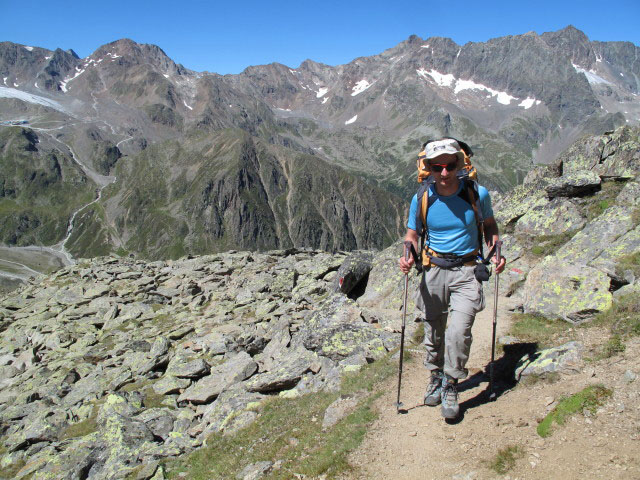 Christoph zwischen Weg 102 und Gro&szlig;em Tr&ouml;gler (19. Aug.)