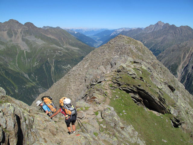 Christoph und Gudrun zwischen Gro&szlig;em Tr&ouml;gler und Kleinem Tr&ouml;gler (19. Aug.)