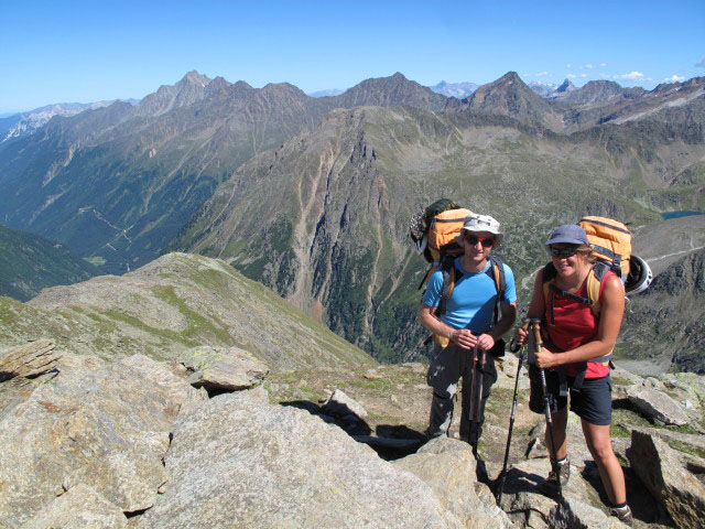 Christoph und Gudrun am Kleinen Tr&ouml;gler (19. Aug.)