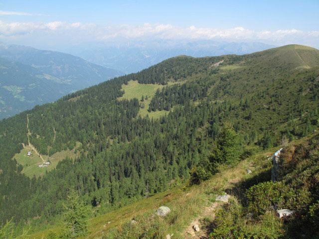 Weg 268 zwischen Kreuzbühel und Latschur