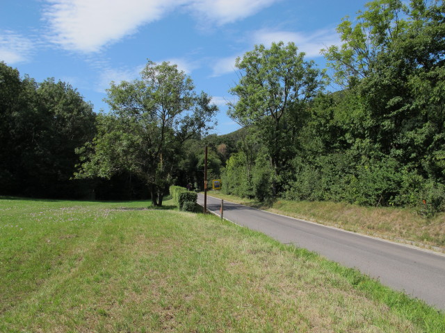 Sieveringer Stra&szlig;e bei der Rohrerwiese