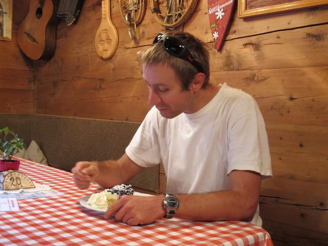 Ich in der Maxhütte, 1.449 m (8. Sep.)