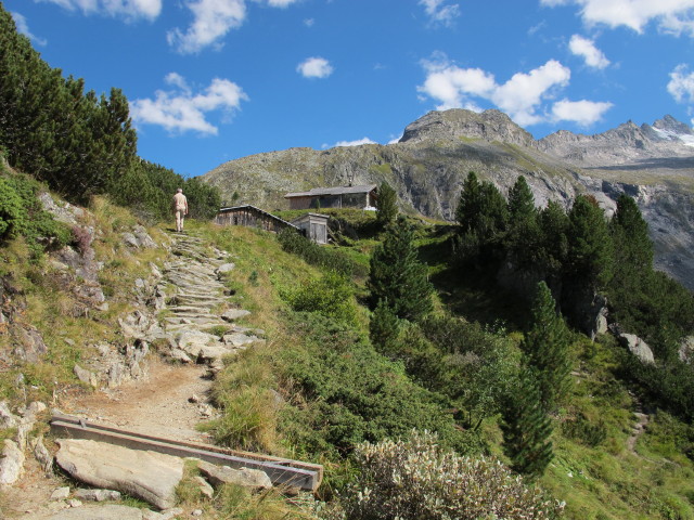 Weg 523 zwischen Berliner H&uuml;tte und Alpenrose-H&uuml;tte (9. Sep.)