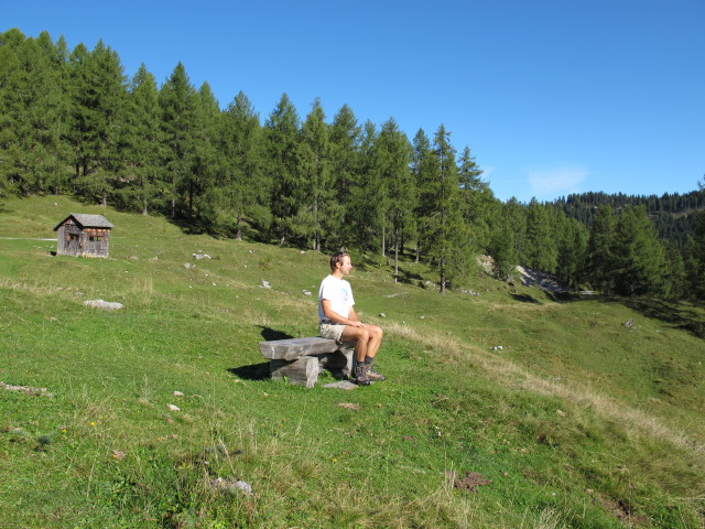 Ich am Schlossh&uuml;ttensattel, 1.453 m (15. Sep.)