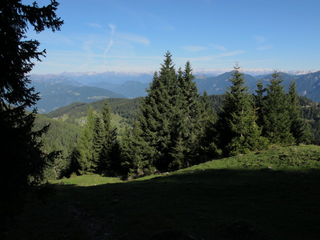 Weg 408 zwischen Schlossh&uuml;ttensattel und Poludnig (15. Sep.)