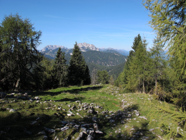 Weg 408 zwischen Schlossh&uuml;ttensattel und Poludnig (15. Sep.)