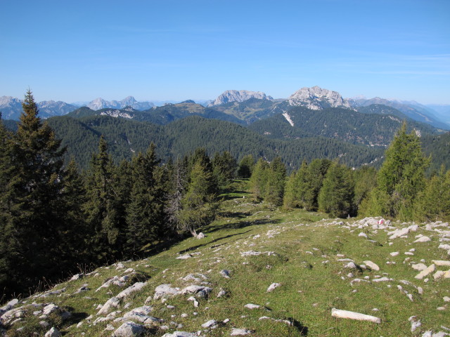 Weg 408 zwischen Schlosshüttensattel und Poludnig (15. Sep.)
