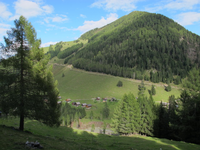 Dolinzaalm vom K&auml;rntner Grenzweg aus (15. Sep.)