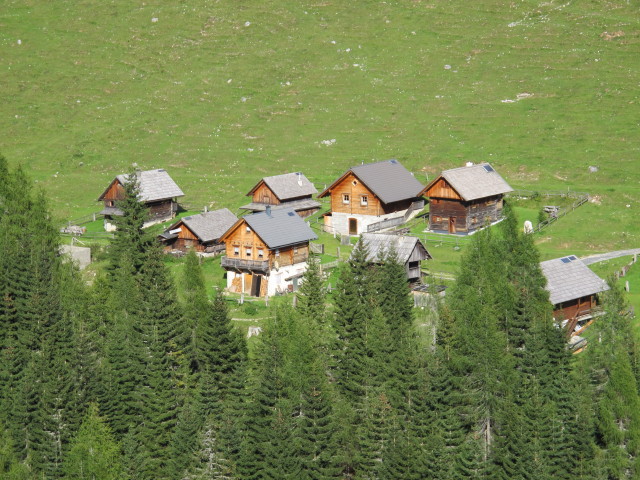 Dolinzaalm vom K&auml;rntner Grenzweg aus (15. Sep.)