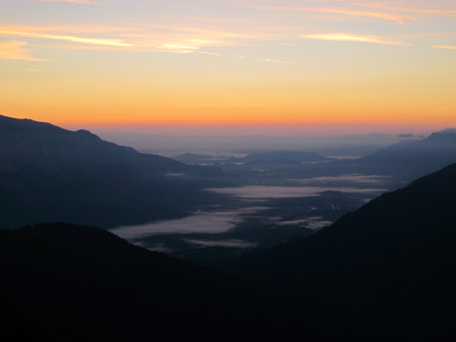 Unteres Gailtal von Weg 482 aus (16. Sep.)