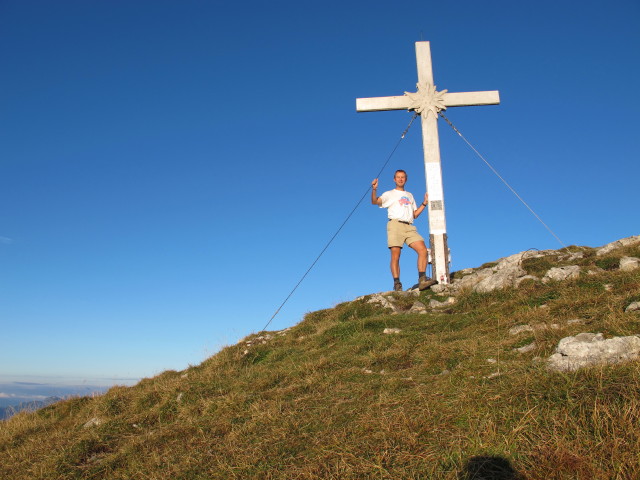 Ich am Oisternig-Ostgipfel, 2.035 m (16. Sep.)