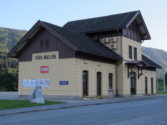 Bahnhof Th&ouml;rl-Maglern, 643 m (16. Sep.)