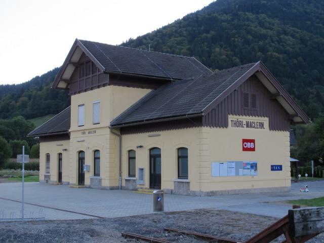 Bahnhof Th&ouml;rl-Maglern, 643 m (16. Sep.)
