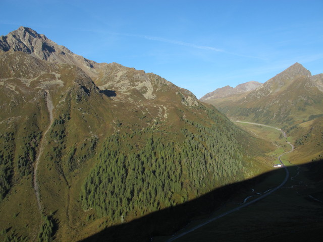 vom Sellraintaler H&ouml;henweg Richtung Westen