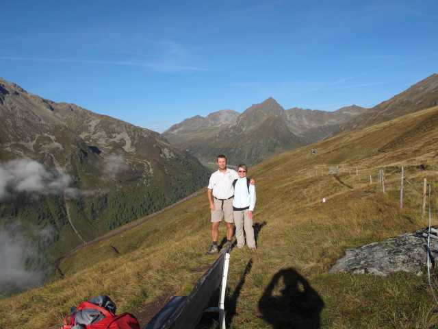 Ich und Mama am Sellraintaler H&ouml;henweg am Haggener Sonnberg