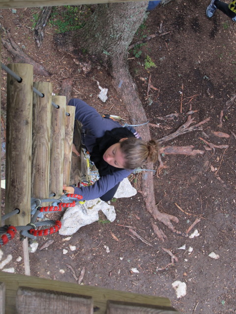 Daniela im Abenteuerpark im Sommerpark Krvavec (28. Sep.)