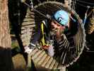 Diana im Parcours 'Schwarzspecht' im Kletterwald Buchenberg