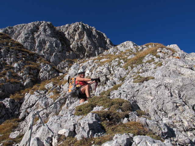 Hochiss-Klettersteig: Gudrun (20. Okt.)