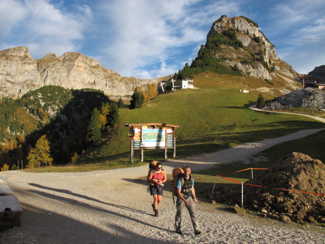 Christoph und Gudrun bei der Erfurter H&uuml;tte (21. Okt.)