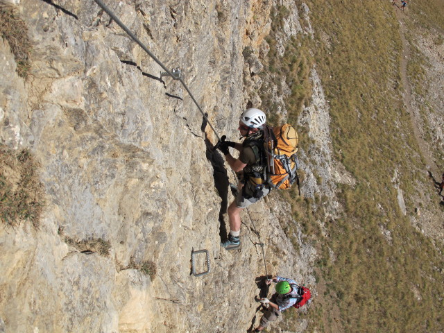 Rosskopf-Klettersteig: Christoph (21. Okt.)