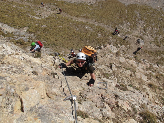 Rosskopf-Klettersteig: Christoph (21. Okt.)