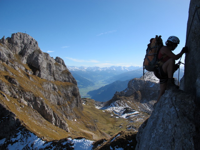 Seekarlspitze-Klettersteig: Gudrun (21. Okt.)