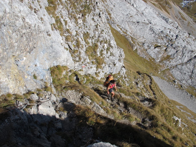 Gudrun zwischen Seekarlspitze und Spirljoch (21. Okt.)