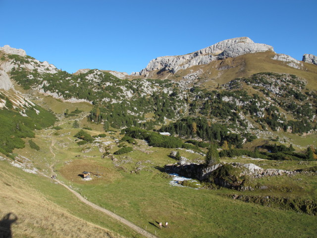 Mauritzalm-Hochleger von Weg 413 aus (21. Okt.)
