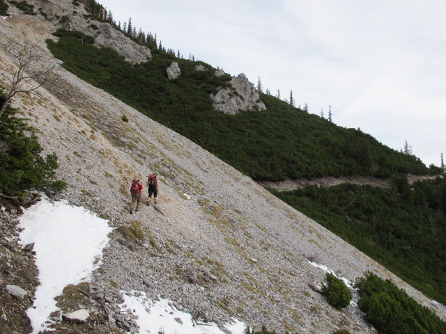 Christoph und Gudrun zwischen Bachingerbr&uuml;ndl und Schwarzloch