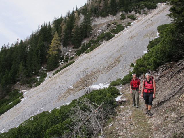 Christoph und Gudrun zwischen Bachingerbr&uuml;ndl und Schwarzloch