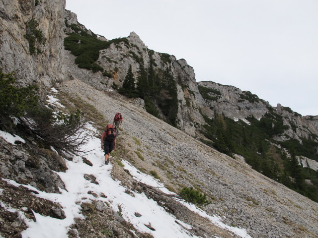 Gudrun und Christoph zwischen Bachingerbr&uuml;ndl und Schwarzloch
