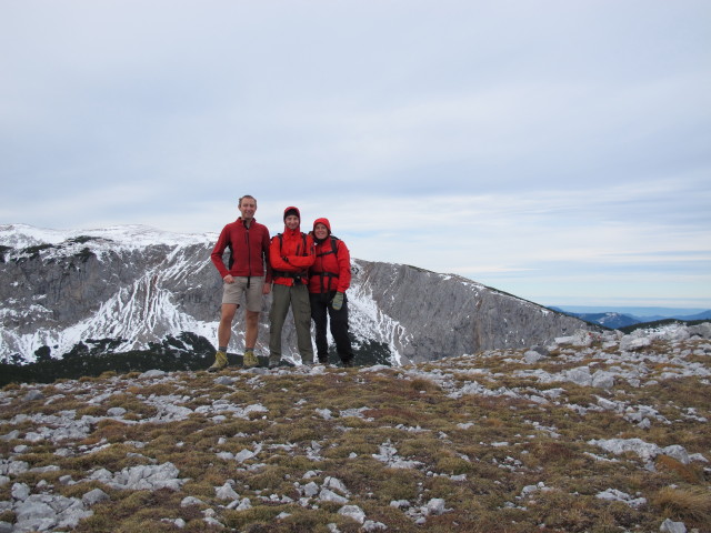 Ich, Christoph und Gudrun am Wei&szlig;kogel, 1.765 m