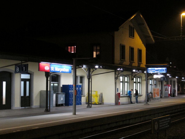 Bahnhof St. Margrethen, 402 m (16. Nov.)