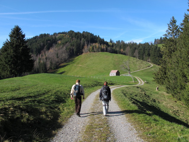 Alexander und Carmen zwischen Chuterenegg und Ochsenh&ouml;hi