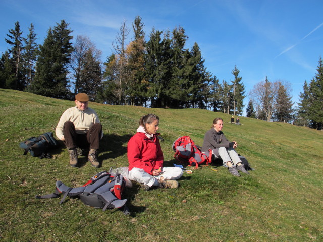Alexander, Romy und Carmen zwischen Ochsenh&ouml;hi und Hundwiler H&ouml;hi