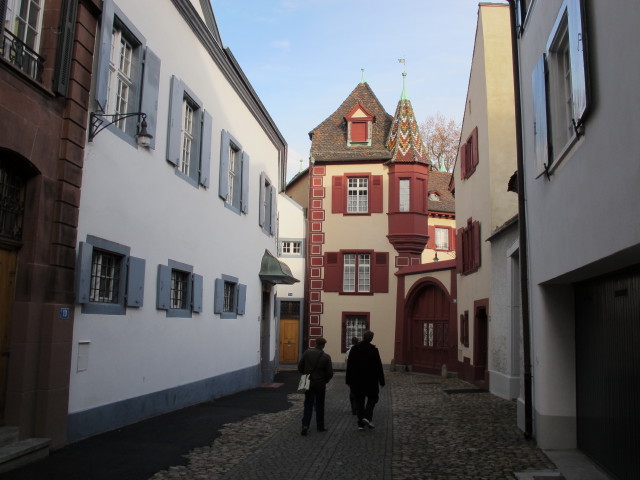 Alexander, Romy und Markus in der Rittergasse