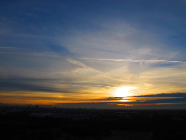 vom Olympiaberg Richtung S&uuml;dwesten (24. Nov.)