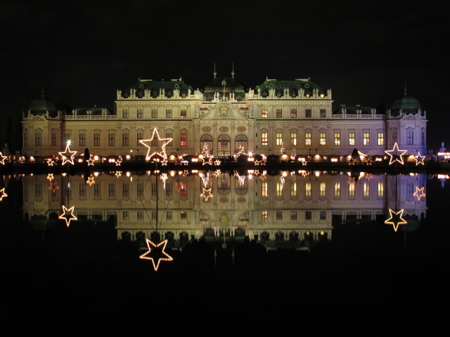 Weihnachtsdorf Schloss Belvedere