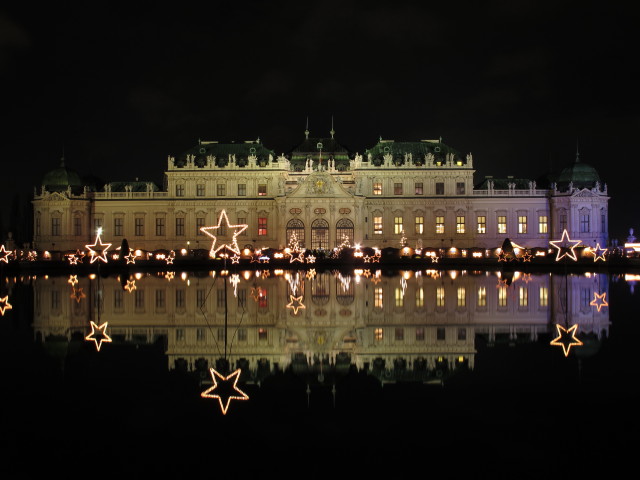 Weihnachtsdorf Schloss Belvedere