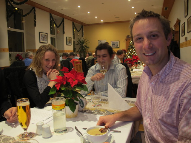 Sabrina, Patrick und ich im Gasthaus M&ouml;slinger